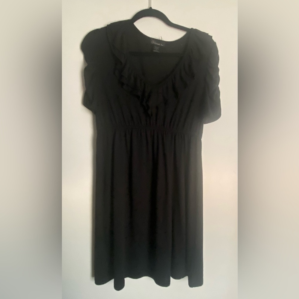 Delirious Black Ruffled Dress